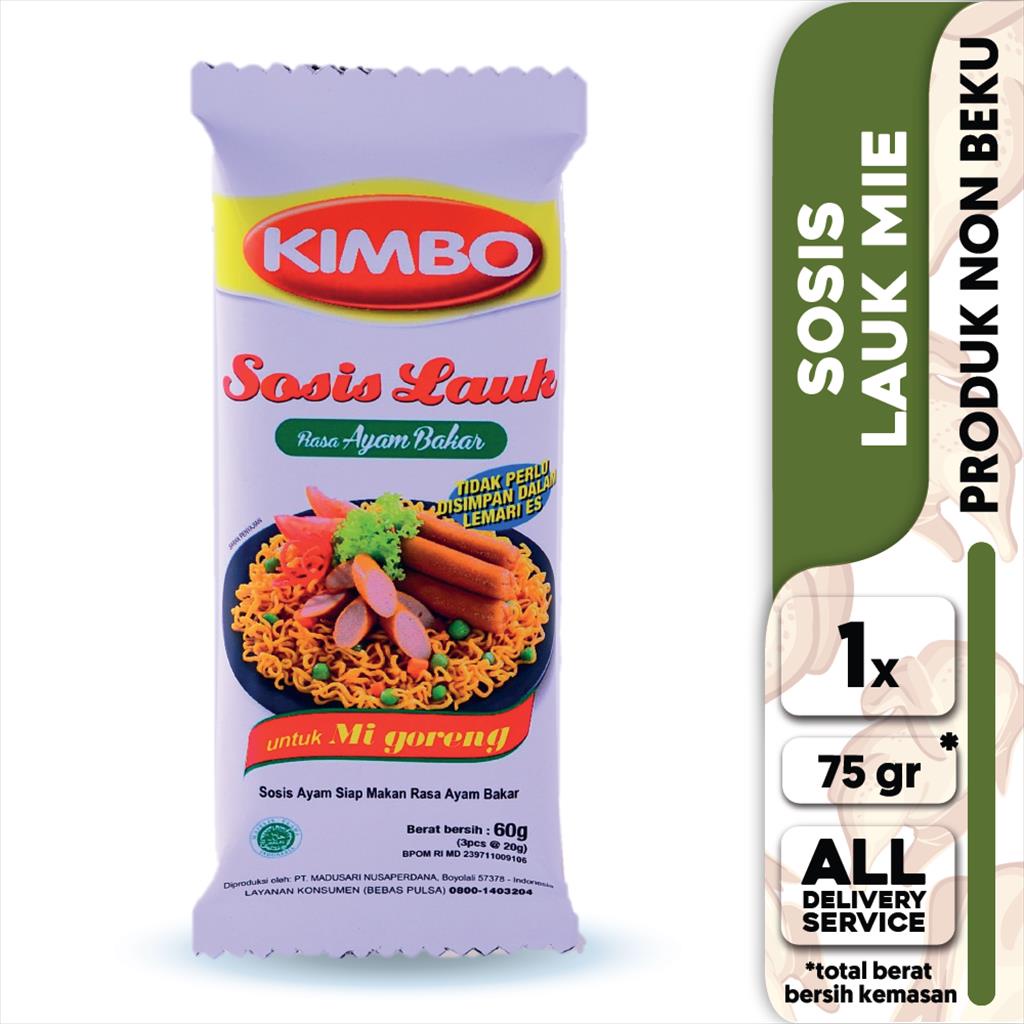 KIMBO Sosis Lauk Rasa Ayam Bakar