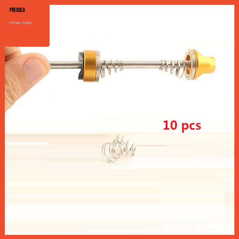 [Predolo] 10pcs Sepeda Quick Release Spring Rear Wheel Tusuk Bagian Komponen Aksesori