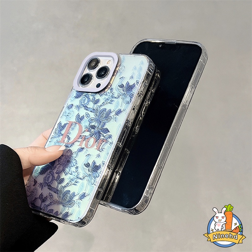 IPHONE Casing Kompatibel Untuk Iphone14 13 12 11 Pro Max X Xr Xs Max8 7 Plus SE 2020 Eropa Amerika Merek Mewah Tren Casing Ponsel Bening Shockproof Silikon Soft Cases Cover Pelindung