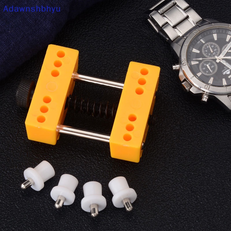 Adhyu Adjustable Watchmaker Repair Tool Watch Back Case Cover Holder Remover Pembuka ID