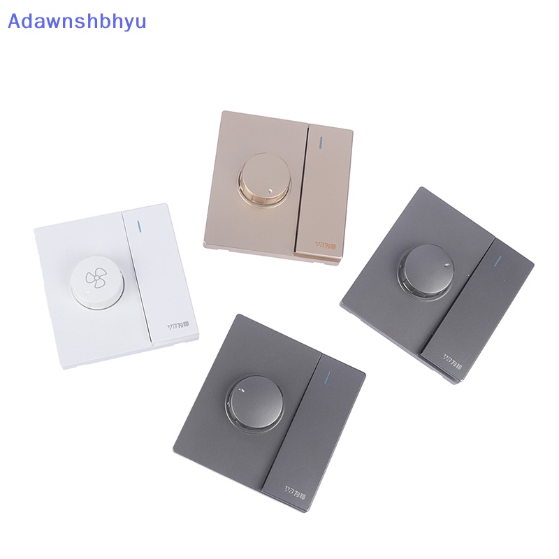 Adhyu 220V Universal Adjustment Ceiling Fan Speed Control Switch Tombol Dinding Dimmer ID