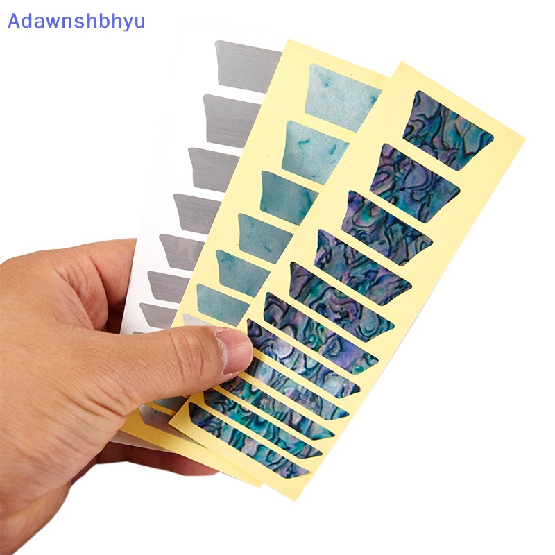 Adhyu Stiker Inlay Gitar Akustik Elektrik Penanda Fretboard Guitar Sticker Scale ID