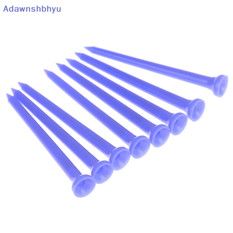 Adhyu 30Pcs /Pack Tee Golf Plastik Multi Warna 8.3CM Tee Golf Plastik Aksesoris ID