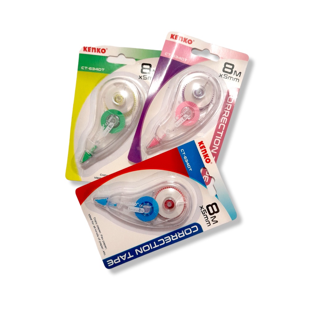 

KENKO CT-634DT Correction Tape Tip Ex Roll - Pcs