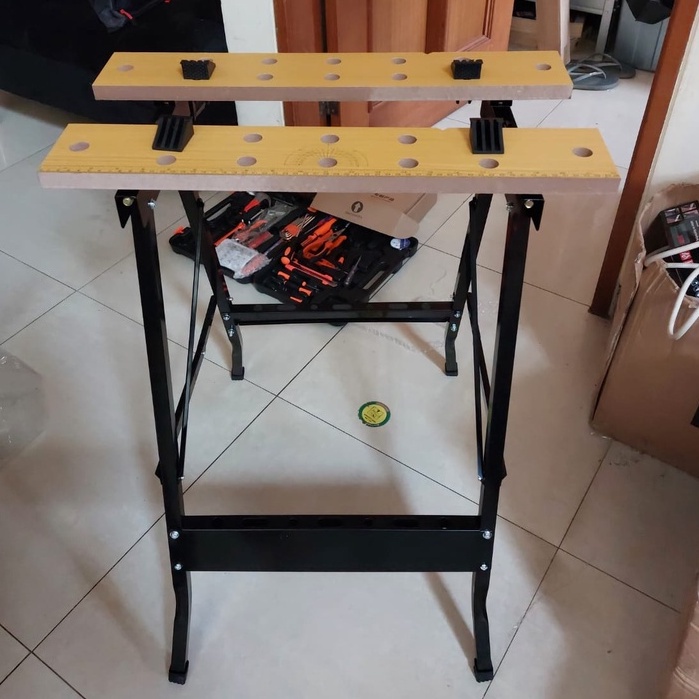 KOKOH!! MEJA TUKANG SERBAGUNA Work Bench / Workbench Meja Kerja Kayu Portabel / Folding Workbench