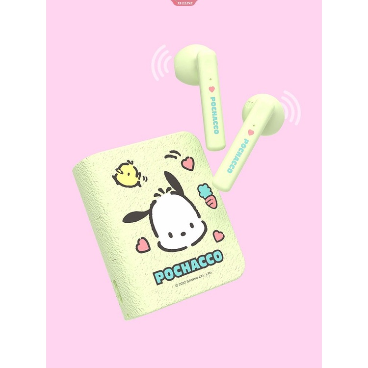 Sanrio Kuromi Headphone Bluetooth Cinnamoroll True Wireless Headset Pochacco Sport Noise Reduction Touch Control Game Earphone [ZXL]