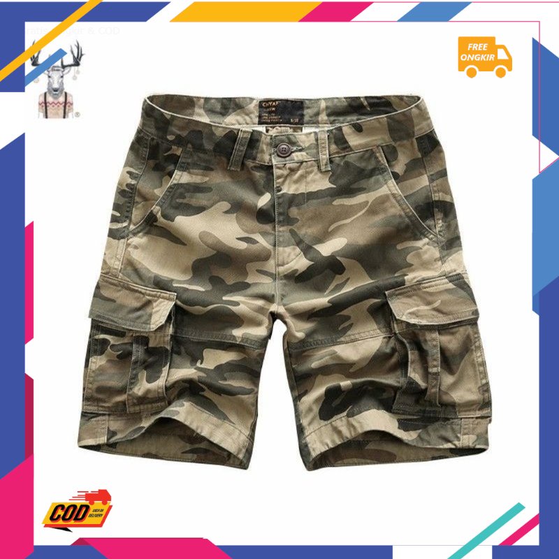 SLIM REGULER STANDART JOGER KEKINIAN JOGGER /PROMO TERBARU Celana Cargo Pendek US ARMY/Celana PDL Cargo Motif Loreng Amerika/Celana Pendek Cargo Loreng/Celana Cargo Pendek Murah