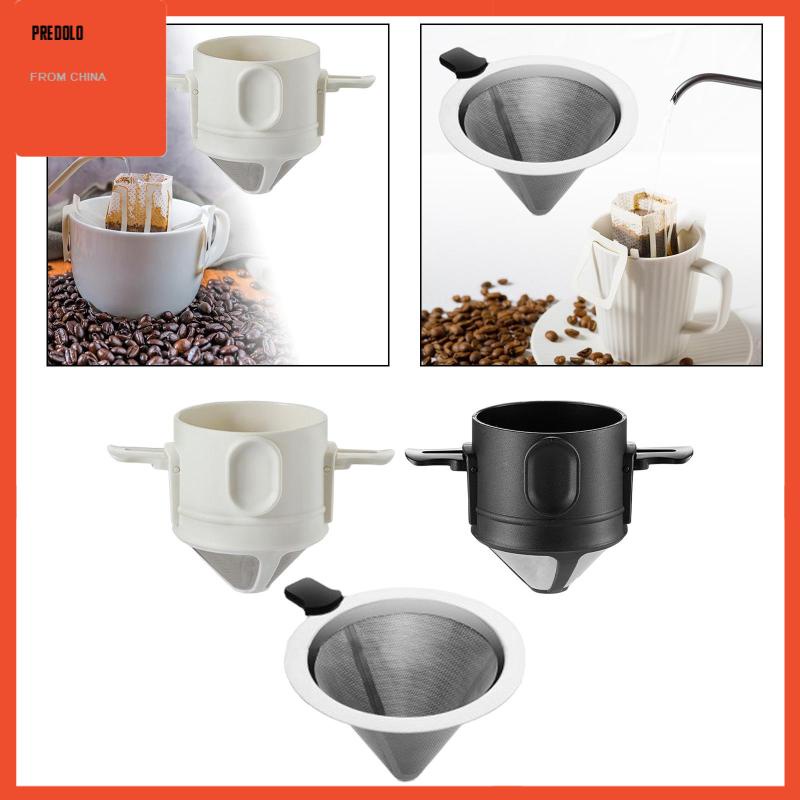 [Predolo] Coffee Maker Tanpa Kertas Pour over Dripper Kopi Untuk Camping Indoor