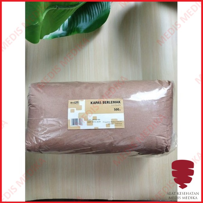 Kapas Berlemak 500 Gram Onemed Pembalut Gulung Katun Laboratorium Roll 500Gr 500Gram Gr