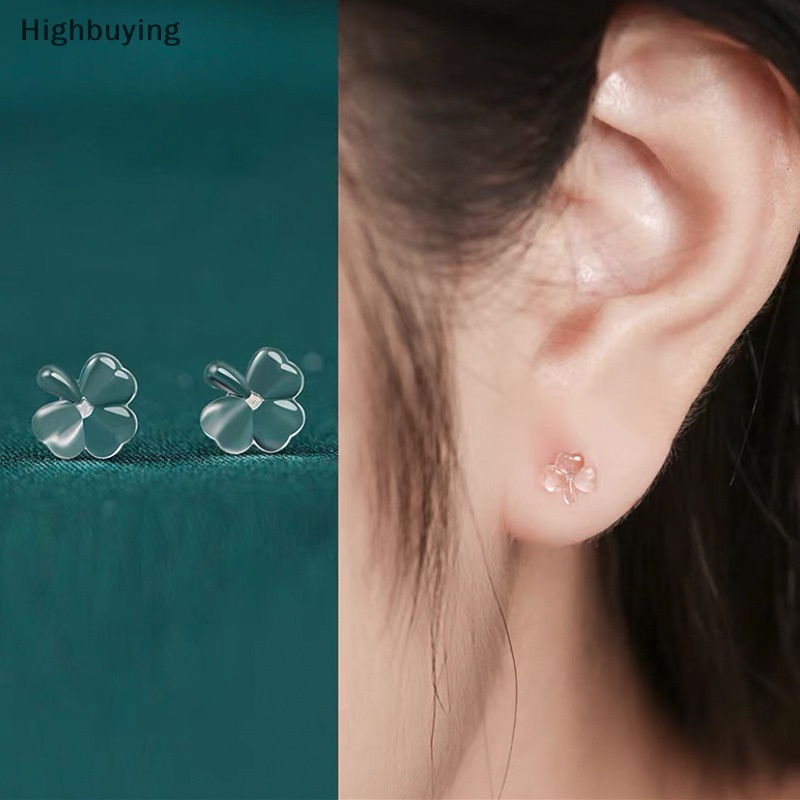 Hbid 1pasang Invisible Resin Clear Ear Pins Resin Stud Earrings Bintang Hati Mencegah Alergi Tulang Rawan Helix Earring Jewelry Glory