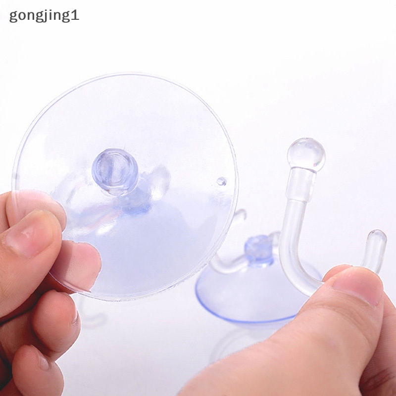 Ggg Gantungan Kait Dinding Transparan Dapur Kamar Mandi Suction Cup Sucker Accessorie ID