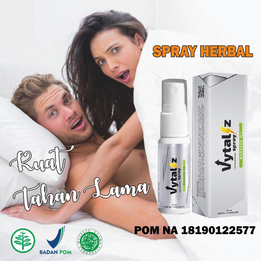 TERLARIS OBAT_KUAT OLES HERBAL TAHAN LAMA / KEJANTANAN PRIA PERKASA - VITALIZ SPRAY