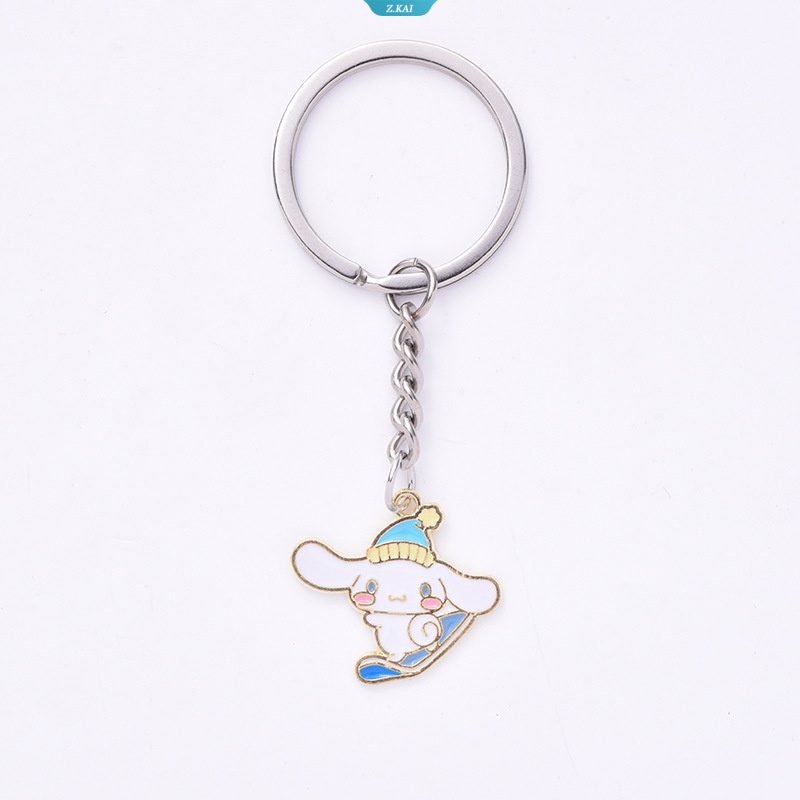 Kreatif Sanrio Seri Hewan Gantungan Kunci Akrilik Cinnamoroll Keychain Tas Liontin Aksesoris Mainan Anak Hadiah [ZK]