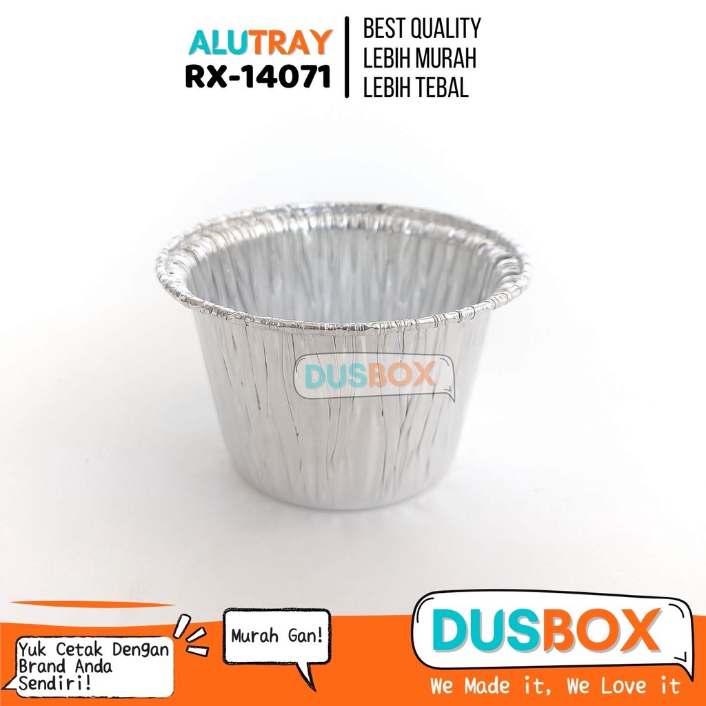 Alu Tray Rx-14071 / Alumunium Tray / Alumunium Cup / Muffin Alumunium / Tray Alumunium