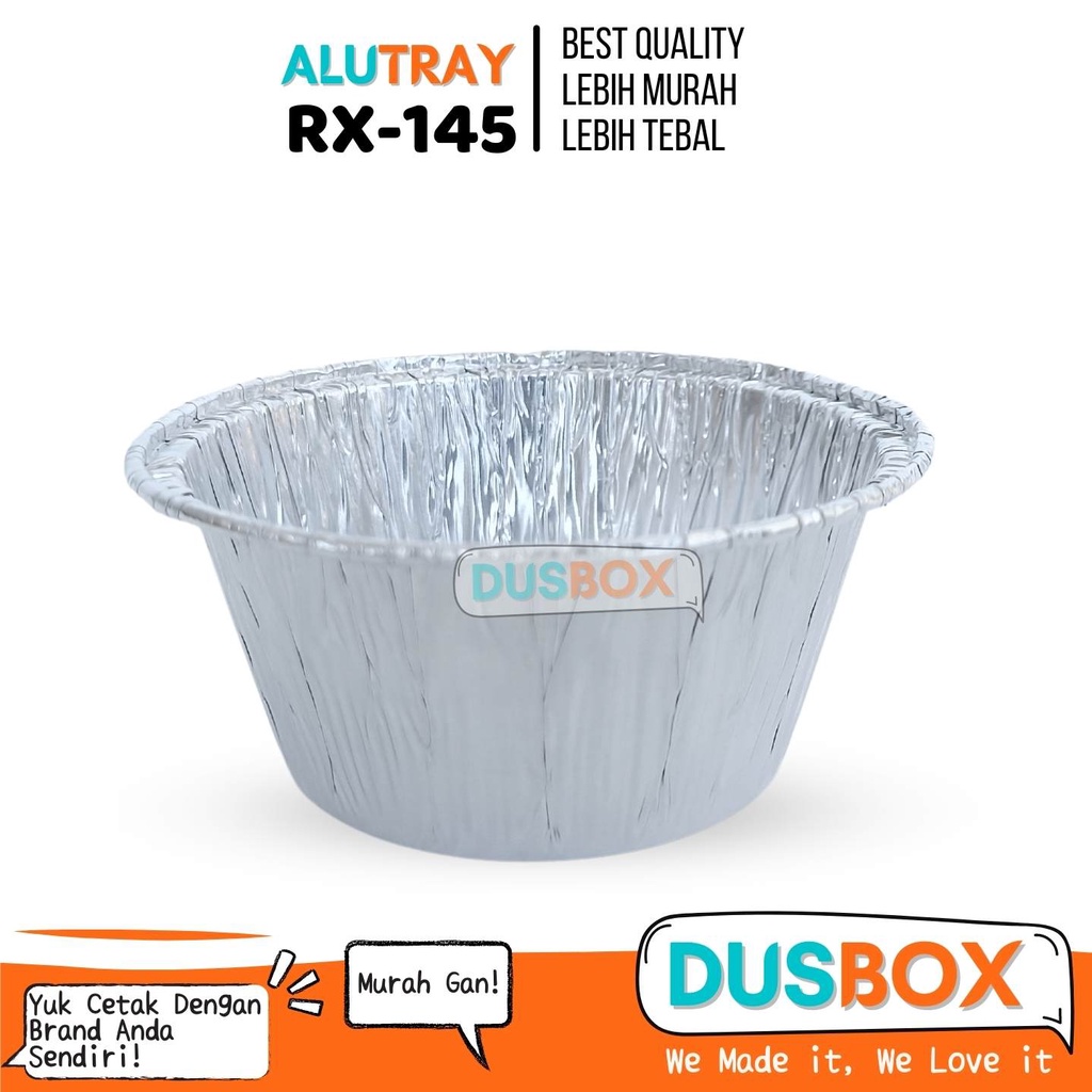 Alu Tray Rx-145 / Alumunium Tray / Alumunium Cup / Muffin Alumunium / Tray Alumunium