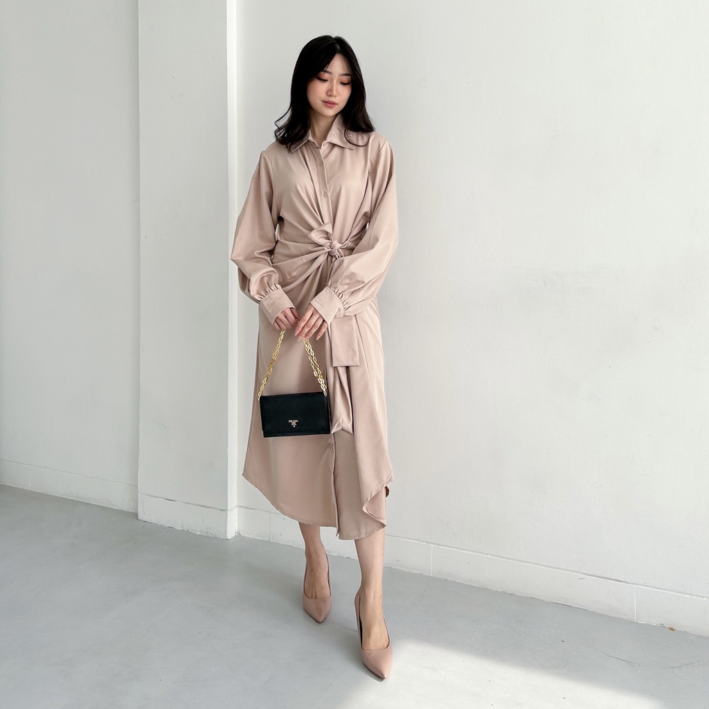 Beige Studio - Sarah Dress / Dress Lengan Panjang Wanita