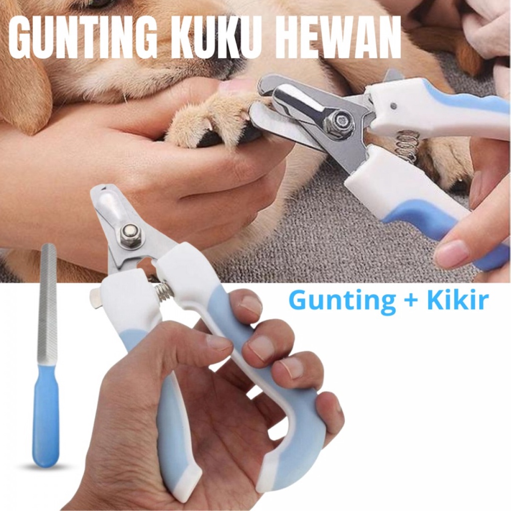 Gunting Kuku Hewan Anjing Kucing Kelinci Stainless Steel