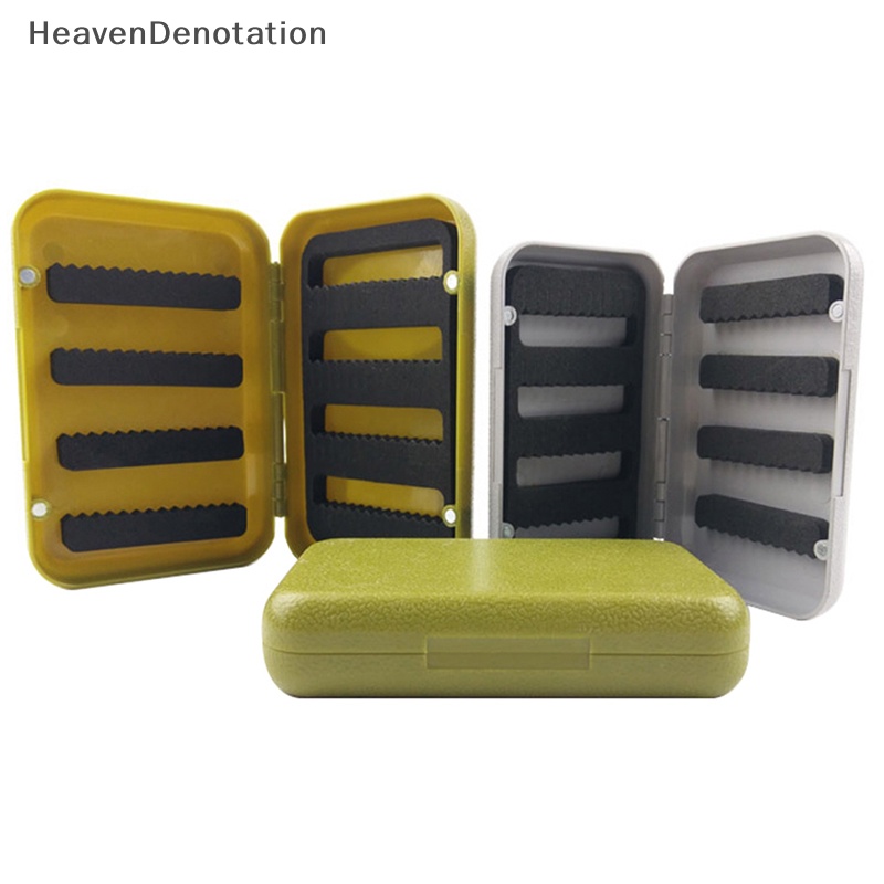 [HeavenDenotation] Multi-ukuran Penjualan Panas Tahan Air Fishing Tackle Box Busa Dua Sisi Fly Fishing HDV