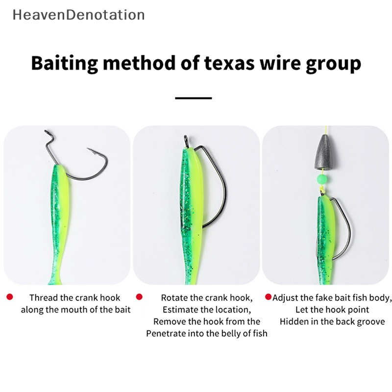 [HeavenDenotation] Tackle Kombinasi Kepala Jig Garis Ikan Binded Hooks Luminous VIB Sendok Umpan Dengan HDV