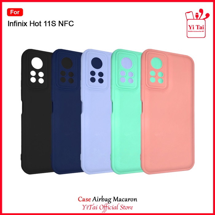 YI TAI YC37 Case Airbag Macaron Infinix Hot 11S NFC Yitai Indonesia