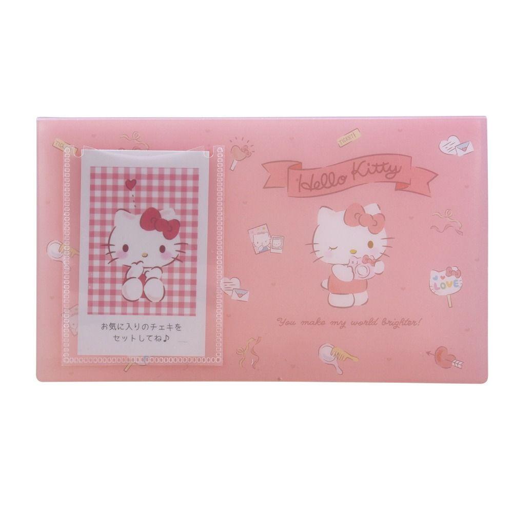 Lanfy Kuromi Album Foto 3Inch Kartun Cover Kartu Kecil Koleksi Kuitansi Penyimpanan Foto Kuromi Cinnamoroll 3Inch Buku Photocard