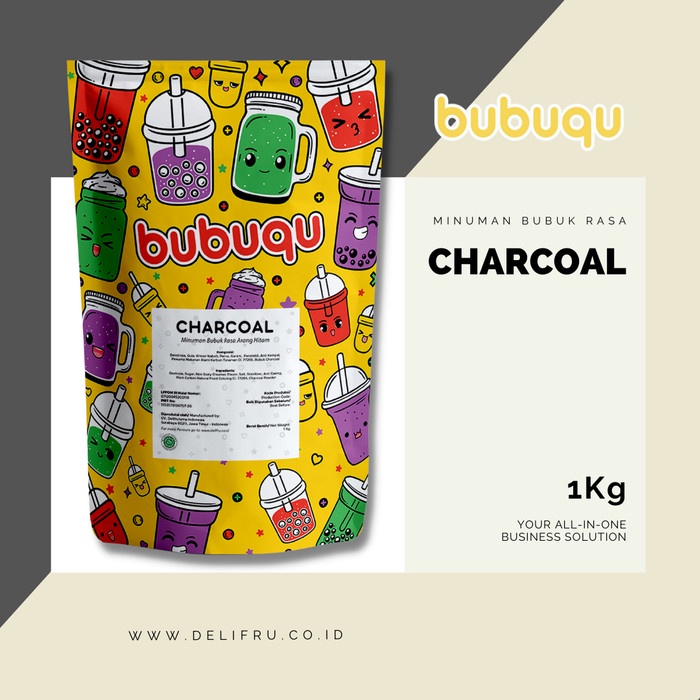 

Promo Bubuqu Powder Drink Charcoal - Bubuk Minuman Charcoal 1 Kg
