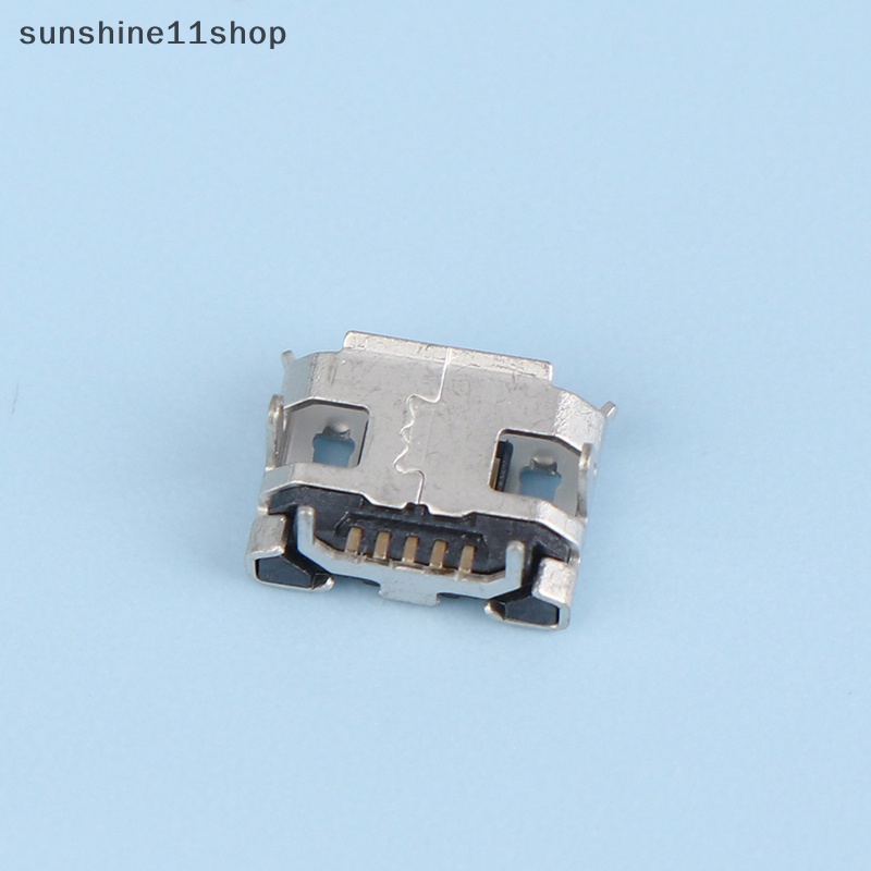 Sho 50Pcs /Box 10model Micro USB Female 5pin DIP Tipe B SMT USB Konektor Plug N