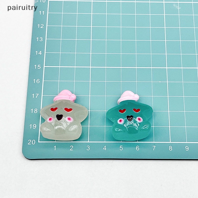 Prt 2PCS Luminous Mini Stars Resin Mobil Desktop Decor DIY Miniatur Ornamen Hadiah PRT