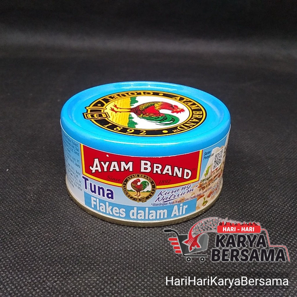 

MAKANAN KALENG AYAM BRAND TUNA FLAKES IN WATER 150GR
