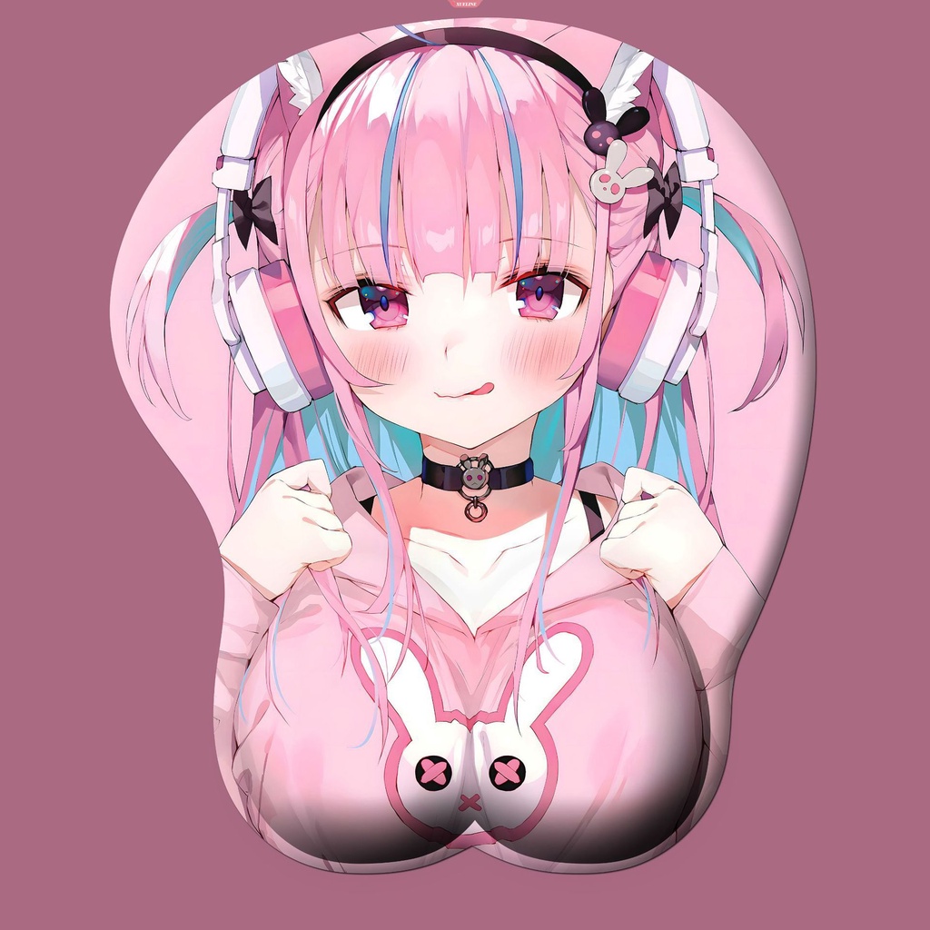 Genshin Hutao Shenhe YeLan Eula 3D Silicone MousePad Genshin Impact Penopang Pergelangan Tangan Mouse Pad Anime Sexy Oppai Wrist Rest MousePad [ZXL]