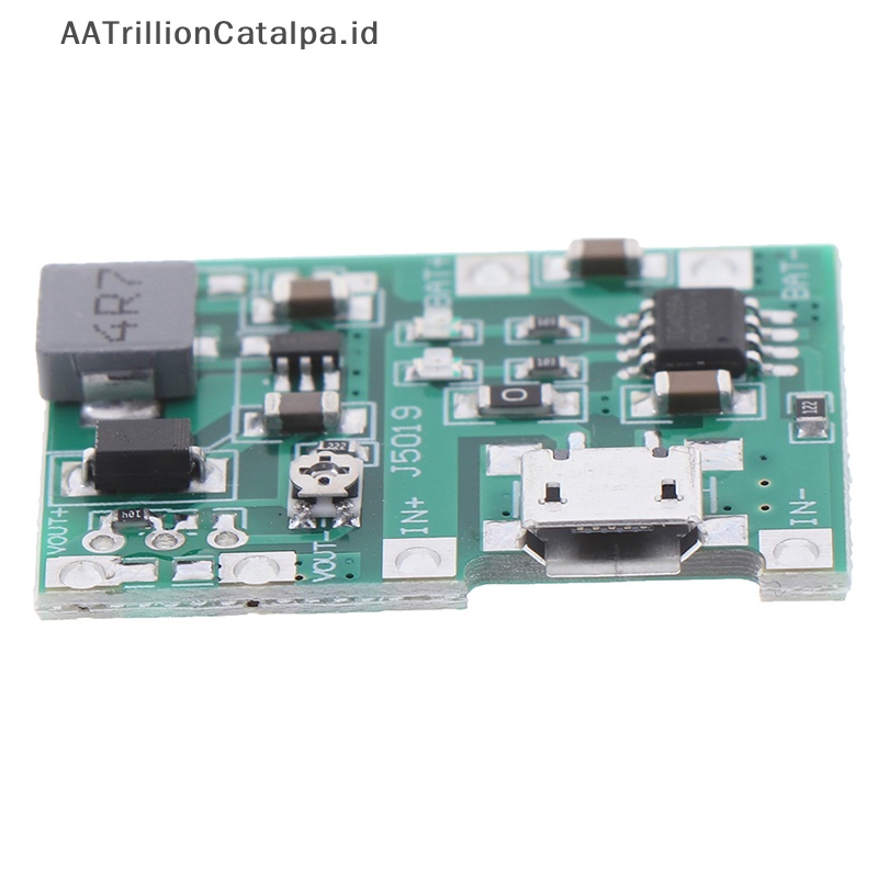 Aatrillioncatalpa li-Ion18650 3.7v 4.2v Papan charger dc-dc step up boost module ID