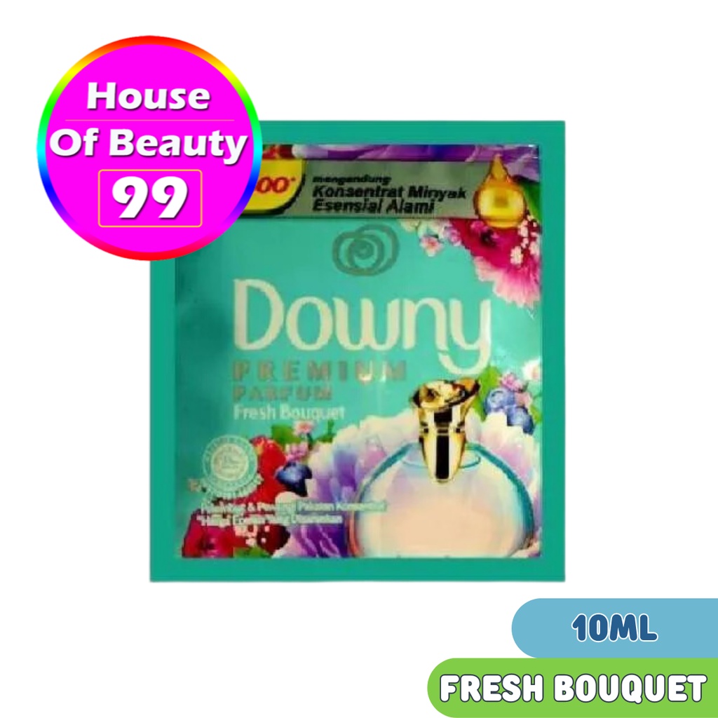 Downy Sachet Pelembut dan Pewangi Pakaian Fresh Bouquet - 10ml