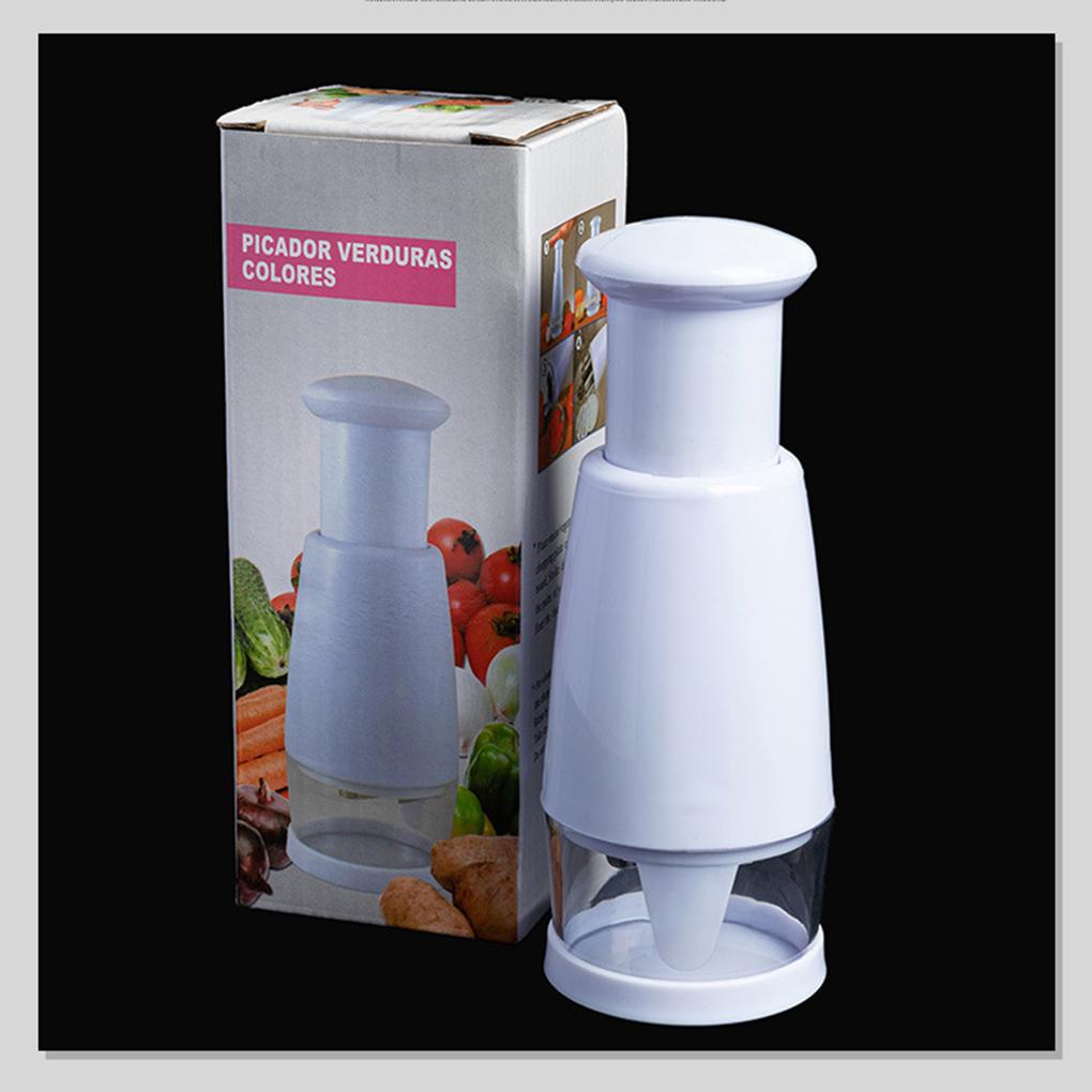 Onion Chopper Manual Hand Pressing Slicer Crusher Alat Masak Bawang Putih Multi Fungsi Untuk Aksesoris Gadget Rumah