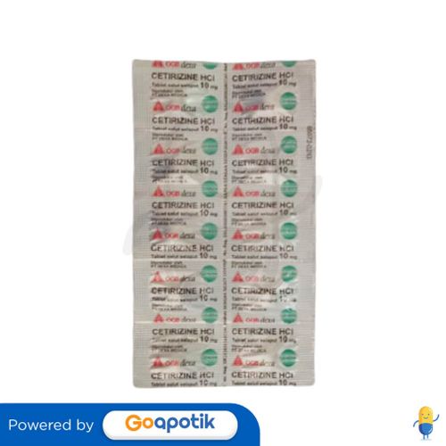 Cetirizine Ogb Dexa Medica 10 Mg Strip 10 Kapsul