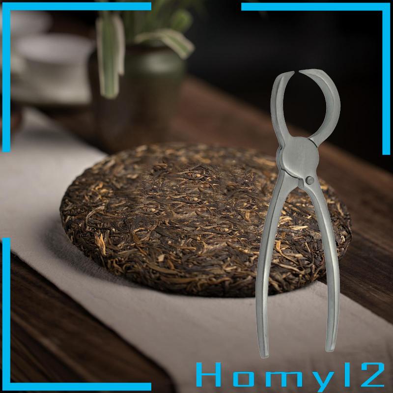 [HOMYL2] Tang Teh Stainless Steel Klip Teh Puer Manual Untuk Teh Puer Kue Teh Bata