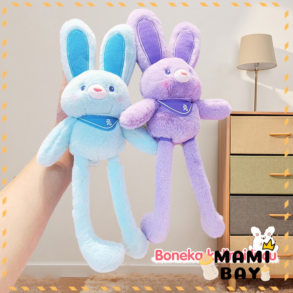 Mamibayi 30Cm Boneka Bayi Anak Lucu Boneka Kelinci Mini Gantungan Plush Doll Rabbit Doll