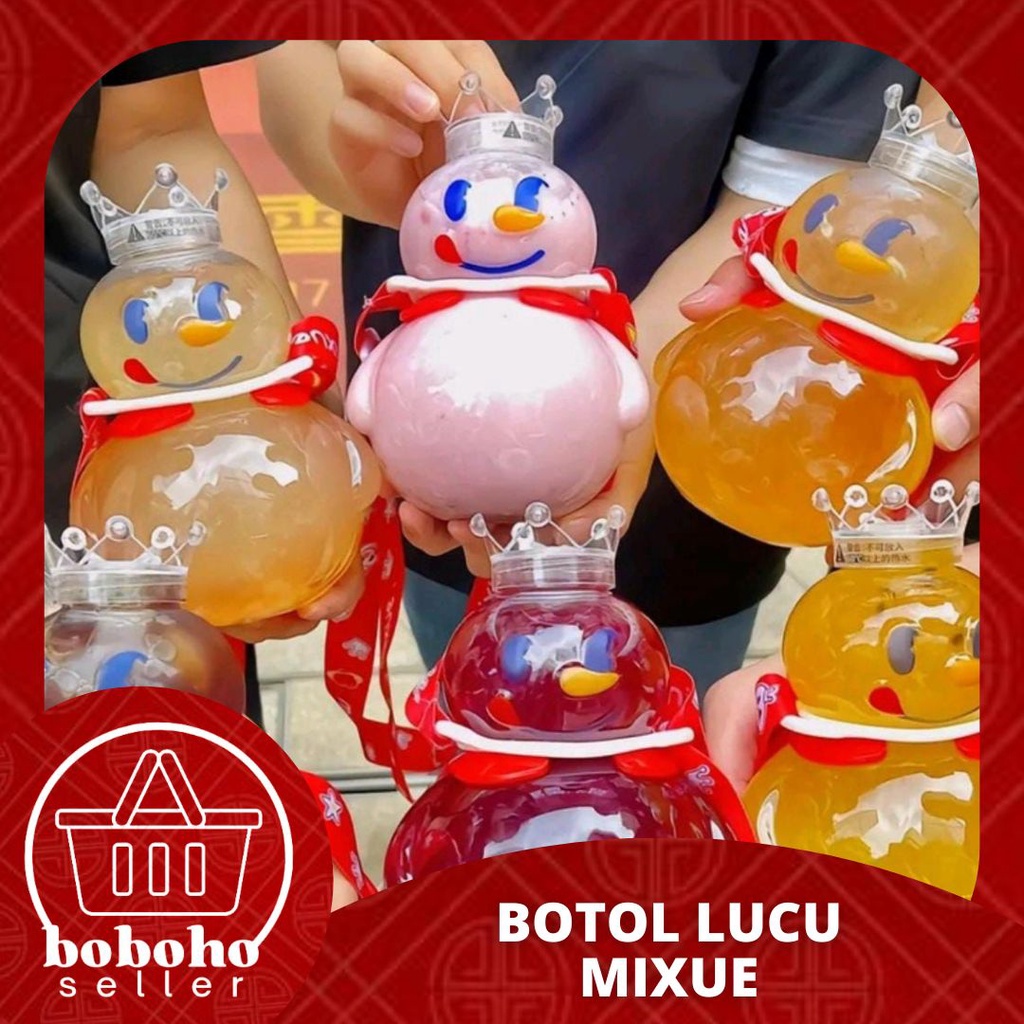 Botol Minum Mixue SNOW KING water bottle 700ml