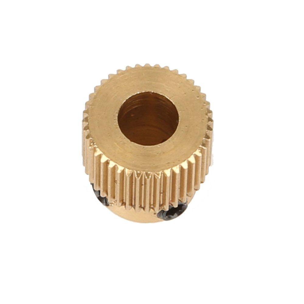 Populer 5PCS Roda Extruder Kuningan Banyak Digunakan Bagian Printer 3D Praktis Berkualitas Tinggi