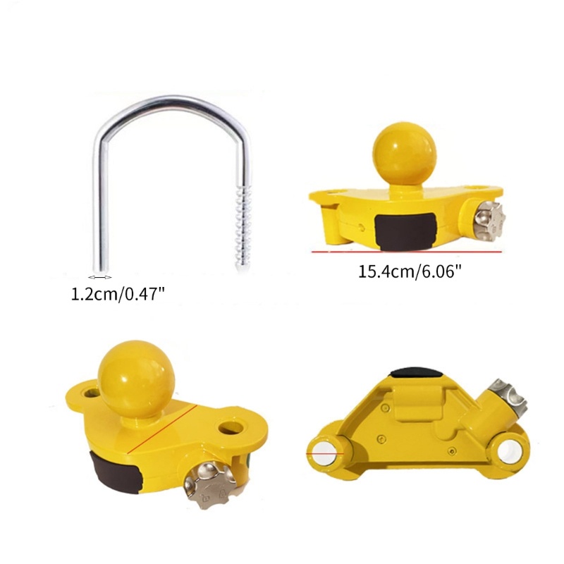 Cre Universal Hitch Lock Caravan Coupler Password Trailer Lock U-shaped Hitch