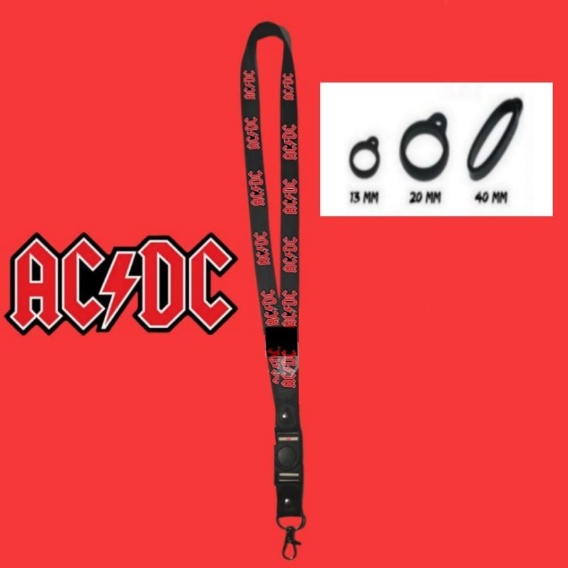

TALI LANYARD ACDC GANTUNGAN KUNCI/GANTUNGAN ID CARD/GANTUNGAN HP/GANTUNGAN FLASHDISK/GANTUNGAN POD