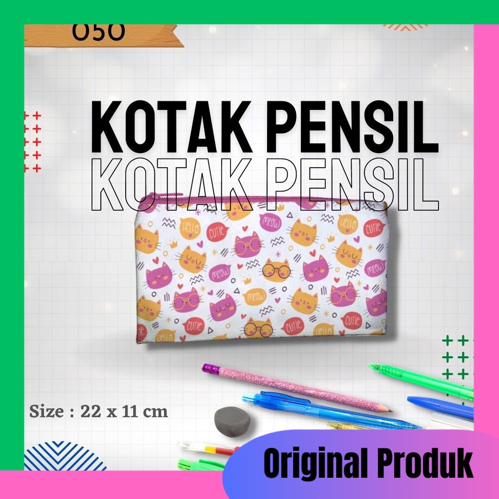 

Tempat Pensil, Kotak Pensil 05 gambar Meow Kucing cat Serbaguna Murah Dan Kualitas Terjamin , Original Produk Bahan Tebal