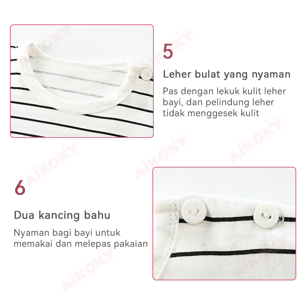 Aikoky 1-4 Tahun Baju Kaos Anak Bayi Laki Laki / Tshirt Anak
