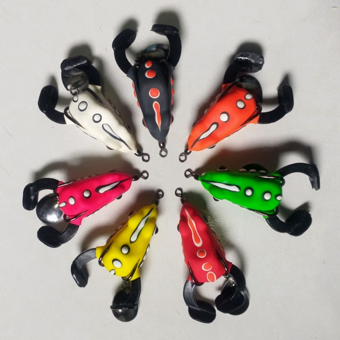 LO0332 - Vks0X-50 Soft Frog Rf Lure Boytep Copy Umpan Casting Gabus - LO0332 - HY712