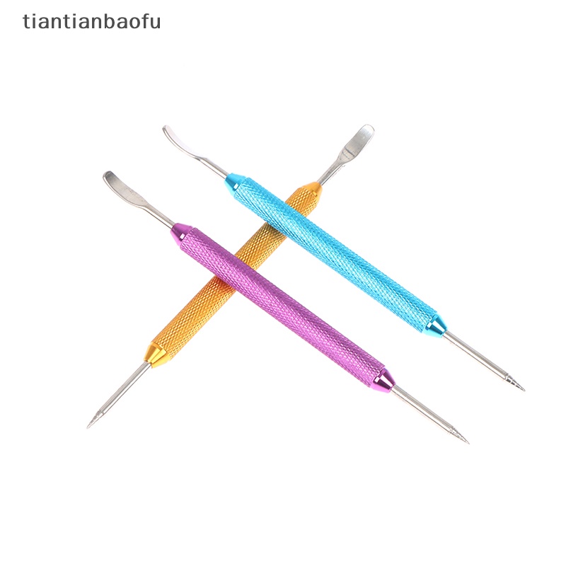 [tiantianbaofu] Stik Kopi Stainless Steel Tarik Ukir Bunga Latte Coffee Art Pen Butik