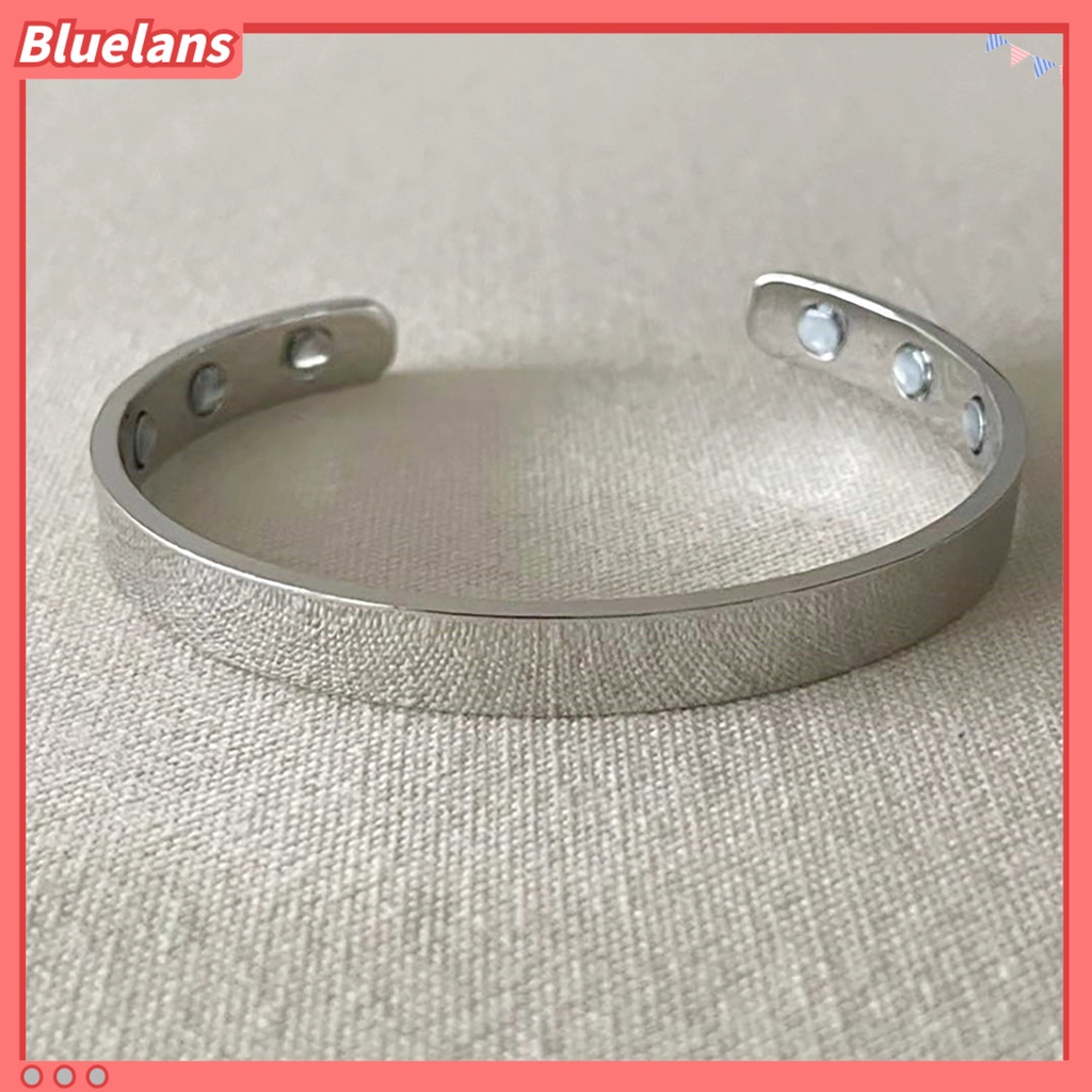 [BLS] 1set ic Terapi Gelang Pengerjaan Halus Adjustable Alloy Hitam Perawatan Kesehatan ic Cincin Hadiah Ulang Tahun