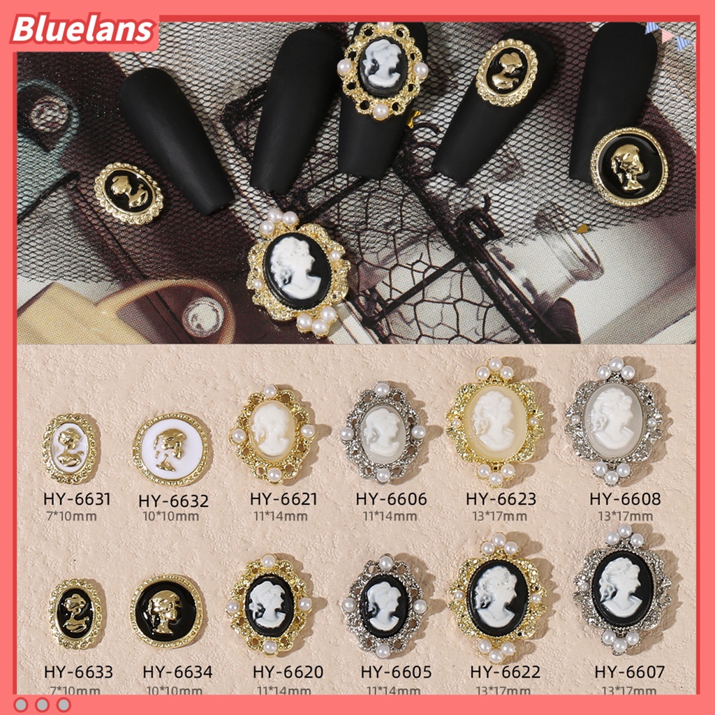 [BLM] 20pcs Perhiasan Nail Art Mutiara Imitasi Imitasi Berlian Imitasi 3D Charms Alloy Craft DIY Dekorasi Kuku Manicure Aksesoris Untuk Salon Kuku