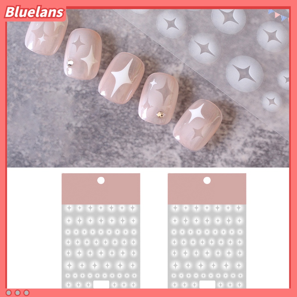 [BLM] Stiker Kuku Ultra-Tipis Perekat Diri Kuat Lengket Bentuk Kreatif Mudah Diterapkan Kertas Hias Kuku Lengket Stiker DIY Nail Art Ornamen Perlengkapan Kuku