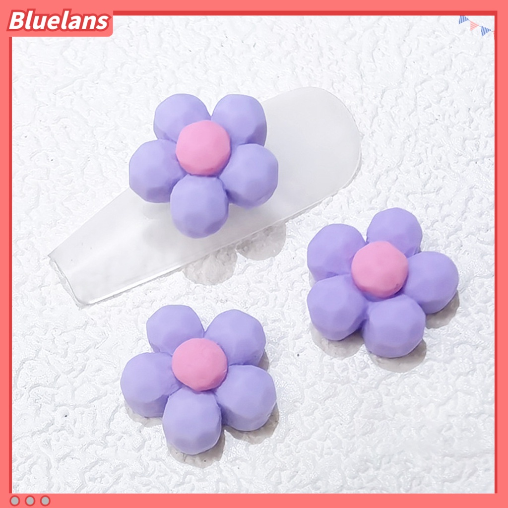 [BLM] 20pcs Ornamen Kuku Bentuk Indah Tahan Air Resin Kreatif Pemodelan Bunga 3D Dekorasi Kuku Nail Art Tips Perlengkapan Kecantikan