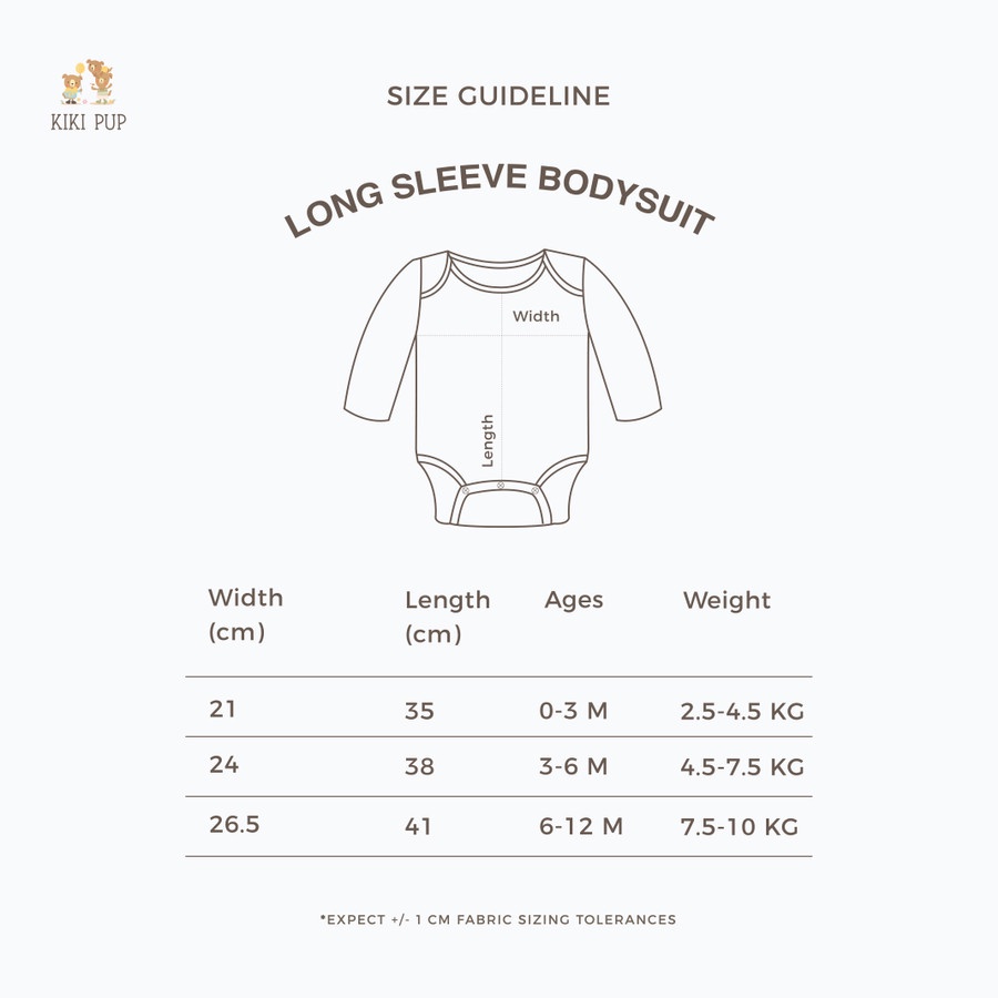 Kiki Pup - Long Sleeve Bodysuit | Jumper Bayi