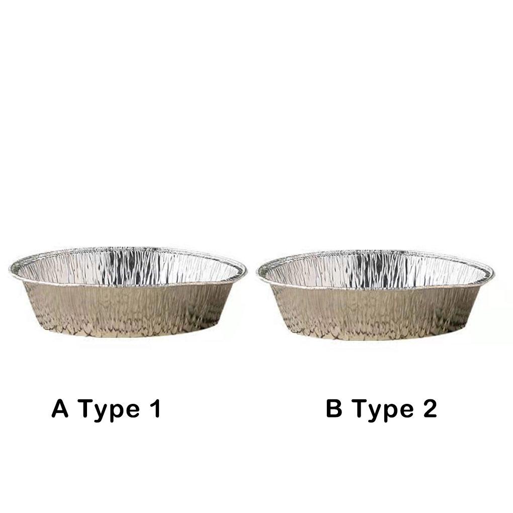 50pcs Air Fryer Tinfoil Pad Bakeware Fitting Alat Dapur Sekali Pakai Non-stick Barbekyu Liner Aksesori Memasak